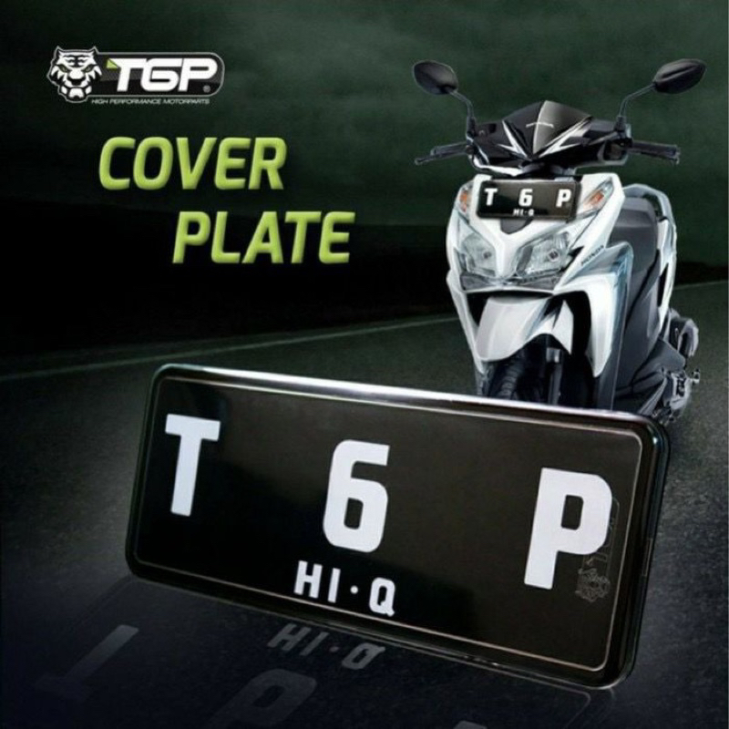 TGP Cover Plat Nomor BENING / License Plate Cover Bening Tutup Plat Nomor Universal untuk Honda Yamaha Beat Scoopy Vario semua tipe motor