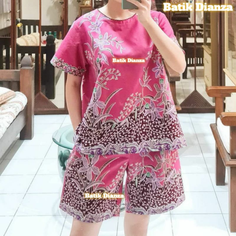 SETELAN BATIK UNGGUL JAYA/SETELAN BATIK CELANA PENDEK