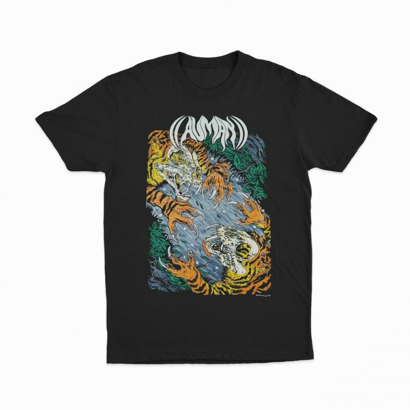 Kaos Auman Tiger - Tshirt Auman / Kaos Band Auman / Kaos Musik