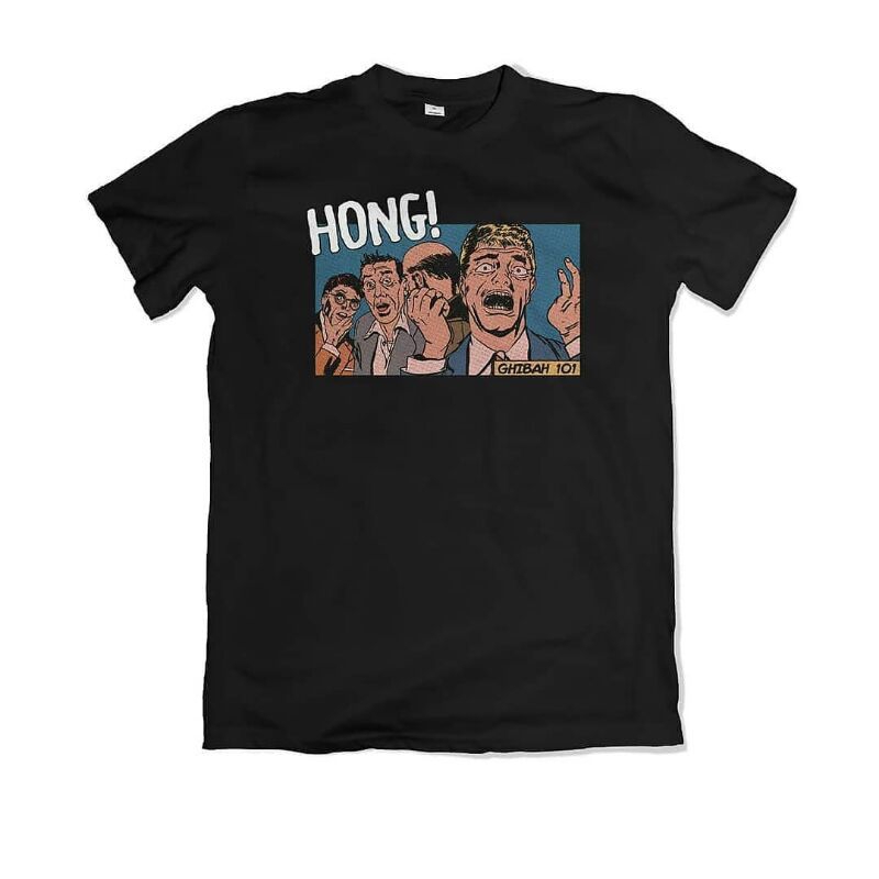 Kaos Hong Ghibah 101- Hong x Timtimebroy Kaos Band T-Shirt Musik
