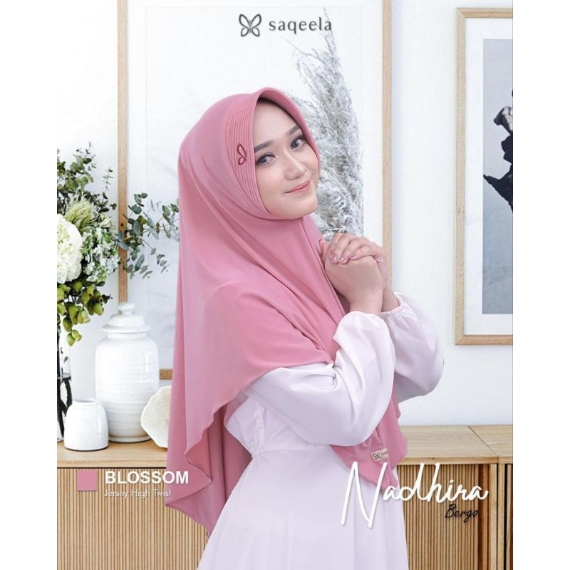 saqeela Hijab || Bergo Nadhira || Jilbab instan