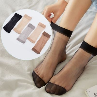 Kaos Kaki Stocking Pendek Wanita Transparan Ankle Socks Kaos Kaki kaus kaki wanita transparan