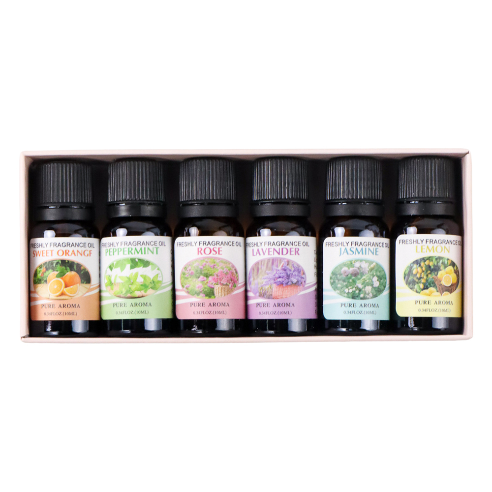 Taffware HUMI Pure Aroma Essential Oil Aromatherapy 6 in 1 10ml - RHJY - No Color