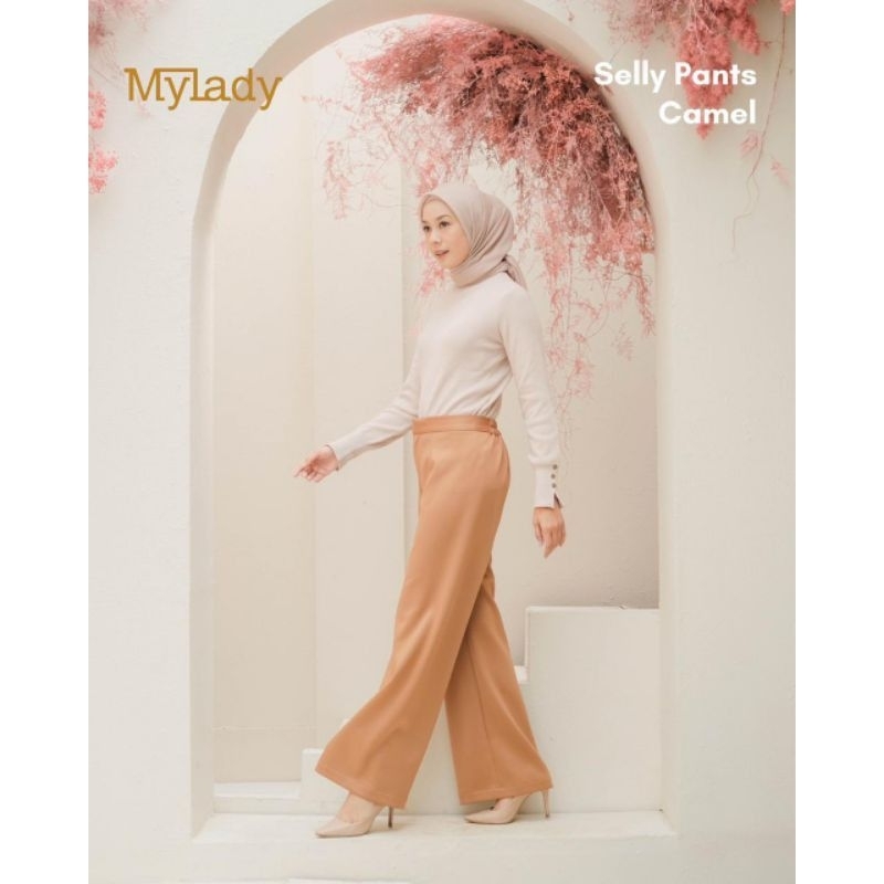 [PL] Selly Pants | Kulot Scuba | Celana Panjang Strecth by MyLady