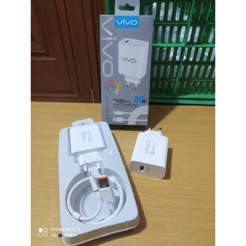 Charger Vivo V25pro 80W Support Fast Charging