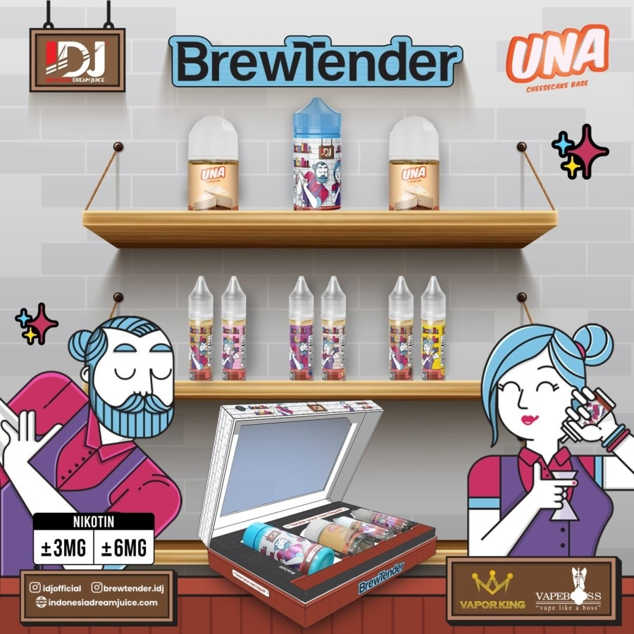 BREWTENDER x UNA STARTER PACK 4 IN 1