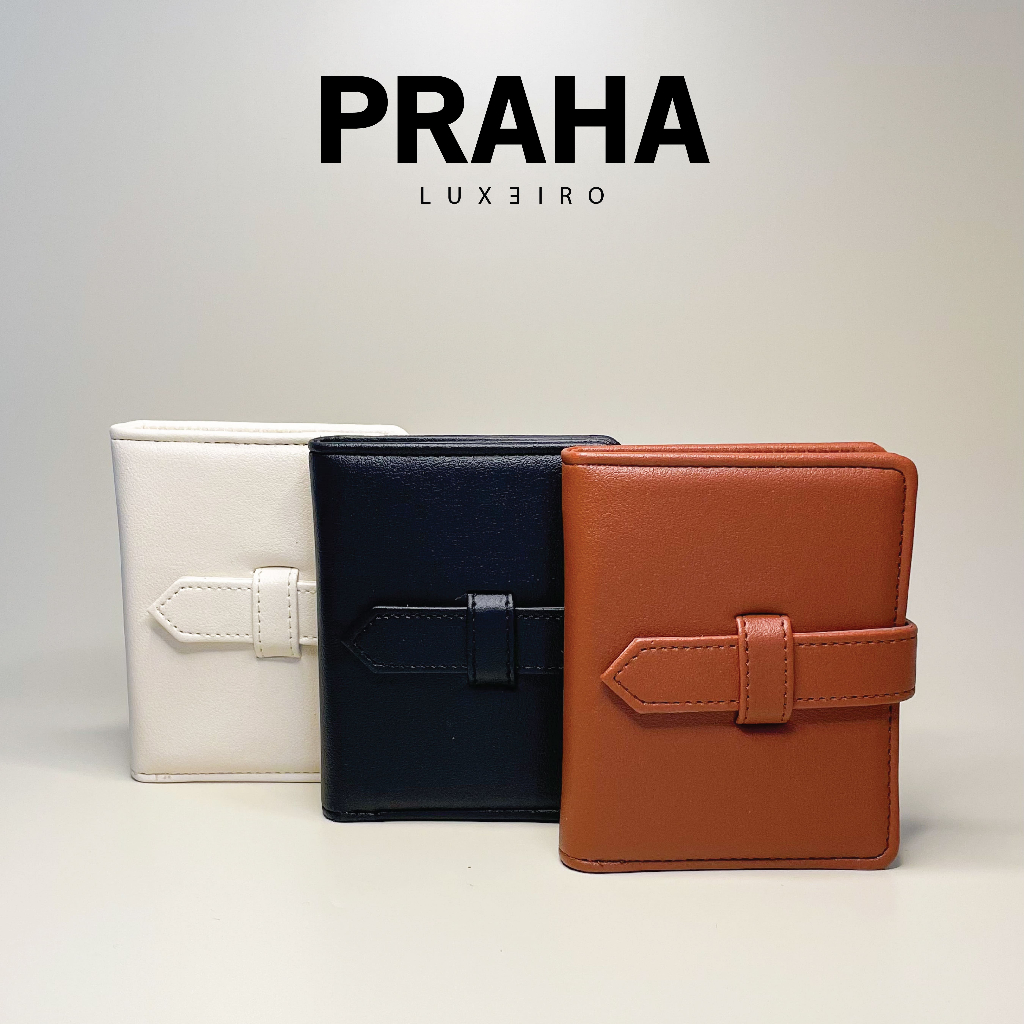 Dompet Kartu Lipat Wanita Kecil Mini Card Holder Atm Dan Uang - Praha Luxeiro