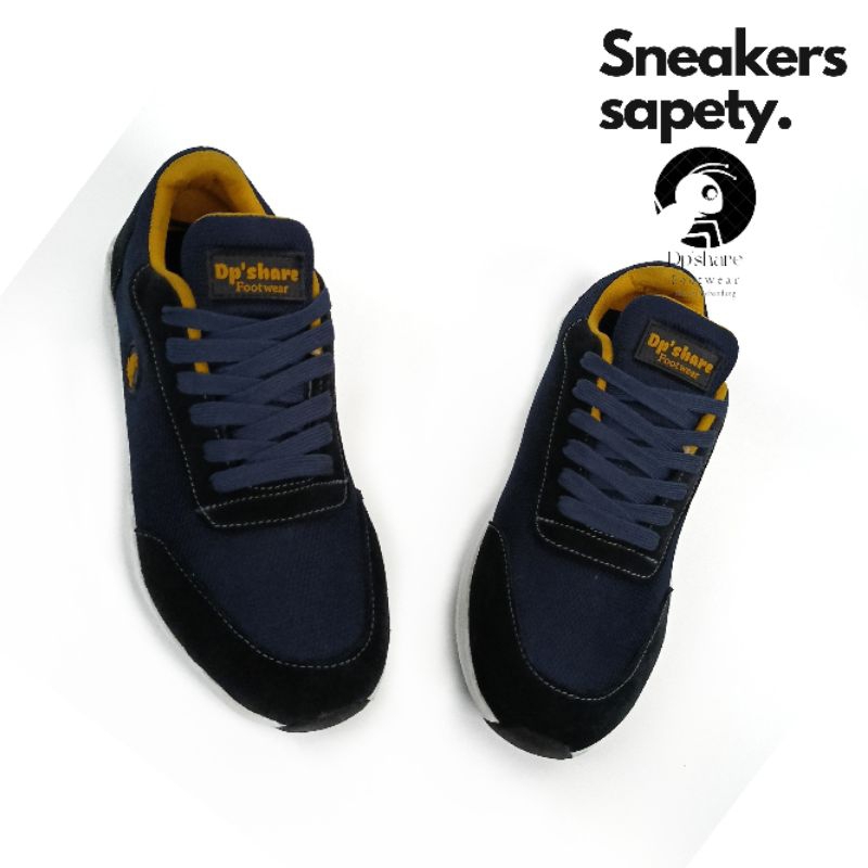 Sepatu Safety Sport Sneakers Pria | safety ujung besi