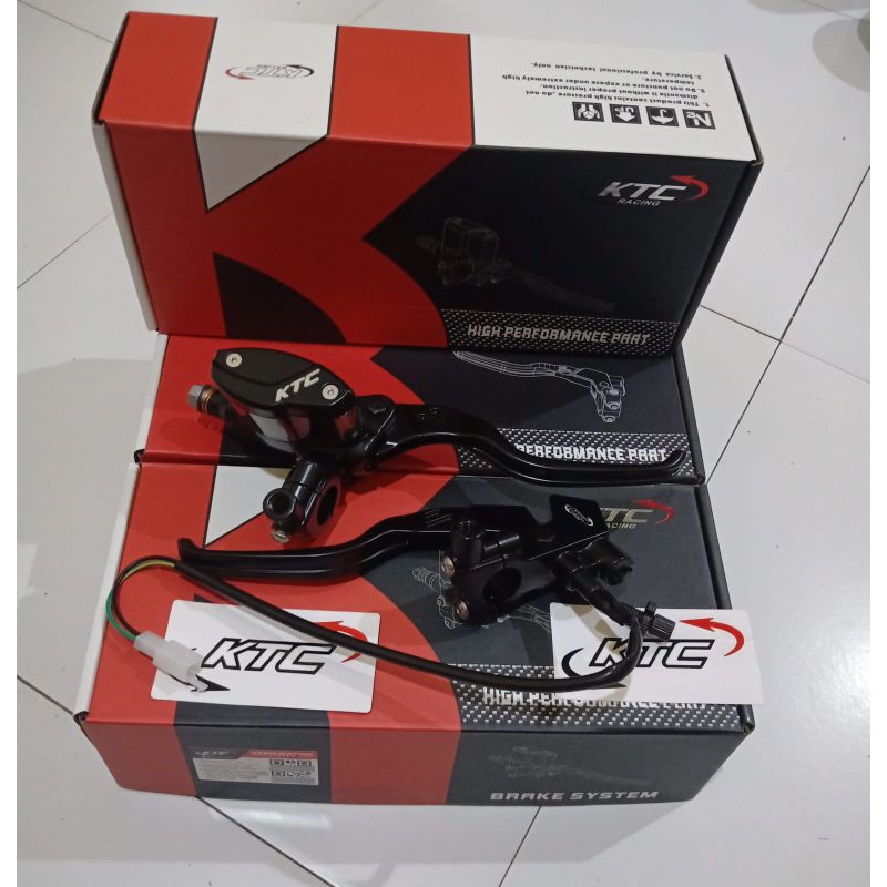 master rem oval ktc racing zen kiri dan kanan plus handle kopling semua motor nmax aerox pcx adv cbr150 gsx 150 klx150 crf150 ninja 250 ninja r cb150 vixion mega pro satria f150 sonic mio beat vario genio scoopy vega rxking mx king