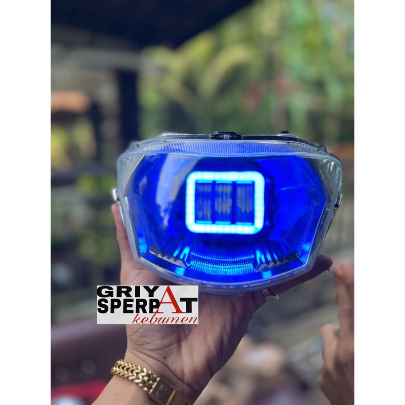 LAMPU DEPAN  MIO J  LED 3 MATA