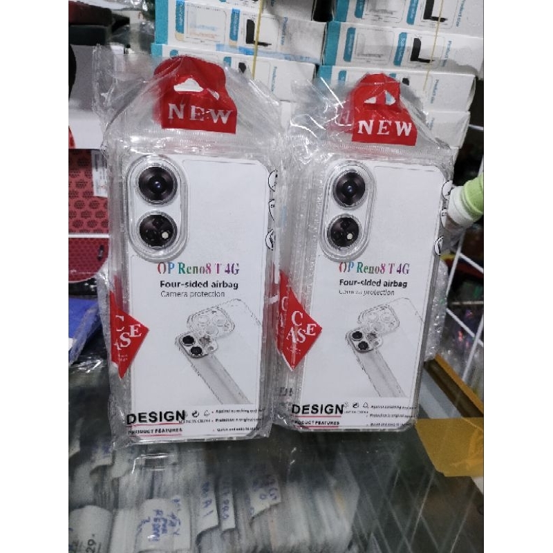 Softcase Reno 8T 4G Silikon Casing Case Bening Transparan Pelindung Pro Camera