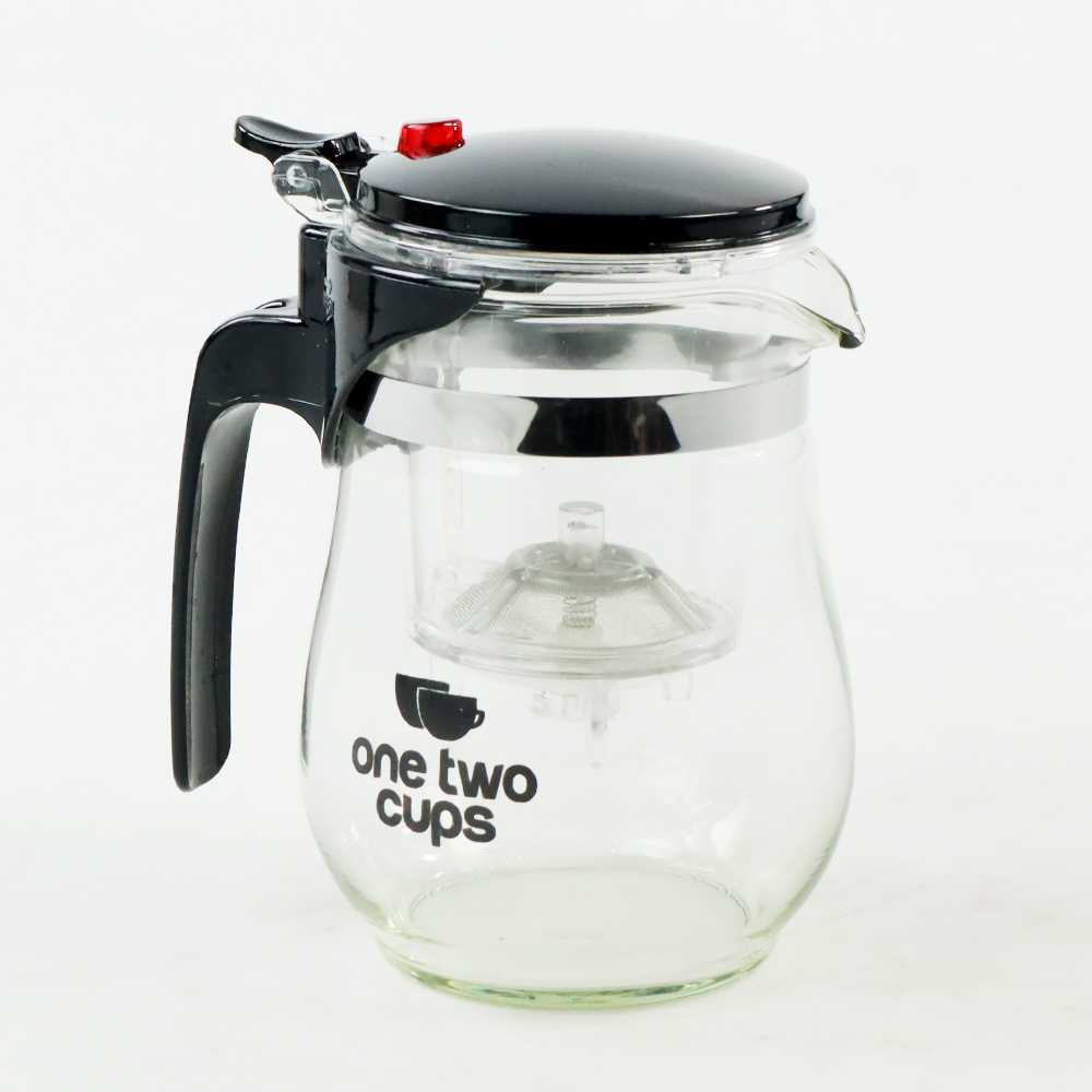 One Two Cups Teko Pitcher Teh Chinese Teapot Maker 500ml - TP-757 - Transparent