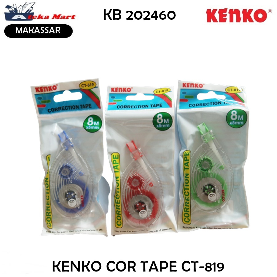 

[PCS] KENKO CORRECTION TAPE CT-819 TIP EX KERTAS