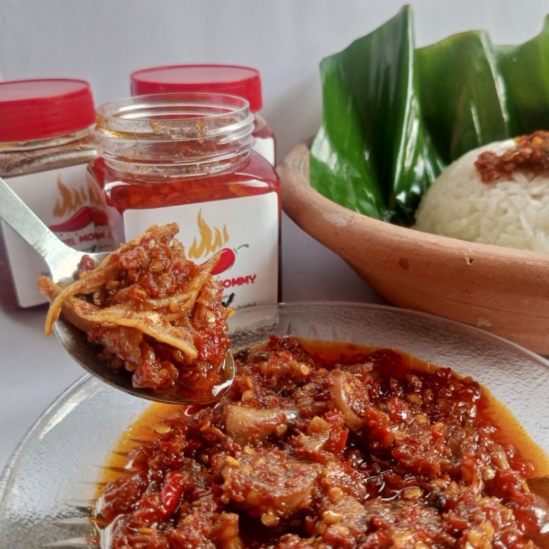 

SAMBEL CUMI, SAMBEL TERI, SAMBEL DENDENG, SAMBEL JENGKOL 180 g