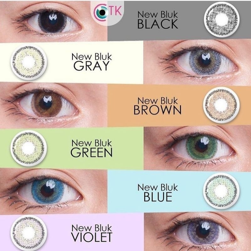 SOFTLENS NEWBLUK NORMAL/MINUS (0.00s.d -6.00) DIA. 15mm.MADE IN KOREA
