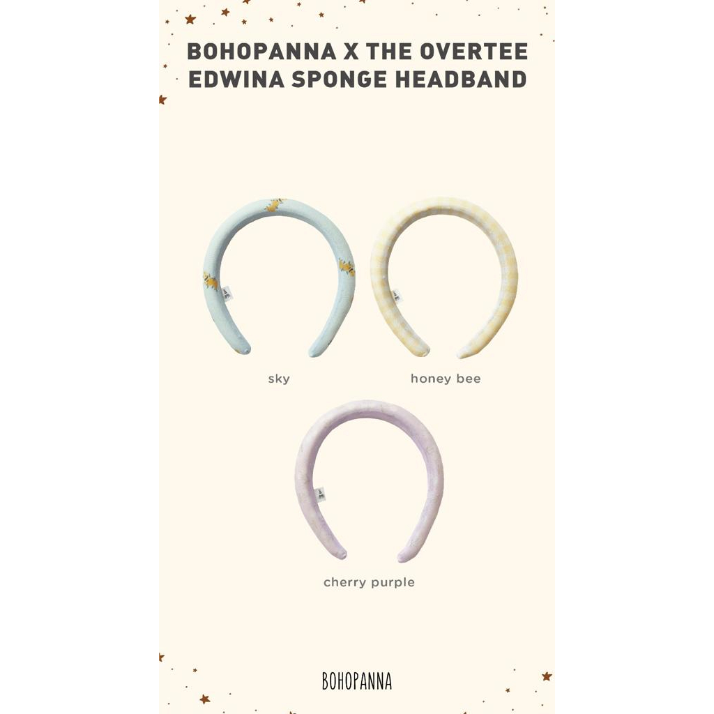 BOHOPANNA X OT SPONGE HEADBAND - BANDO ANAK