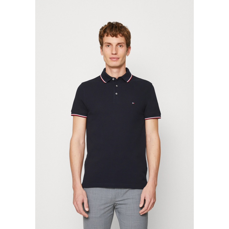 bordir button polo shirt