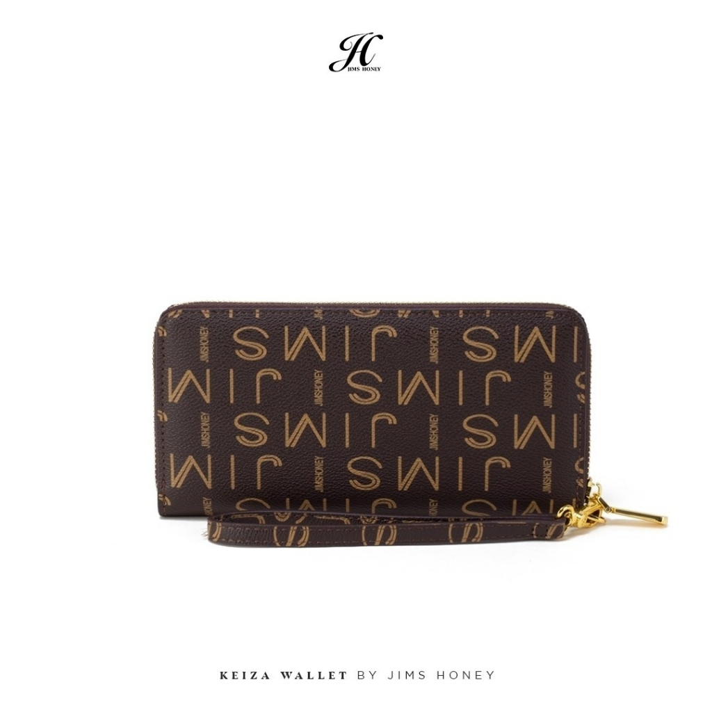 JIMS HONEY KEIZA WALLET Dompet Lipat Panjang Wanita Cewek Fashion Jimshoney Casual Terbaru