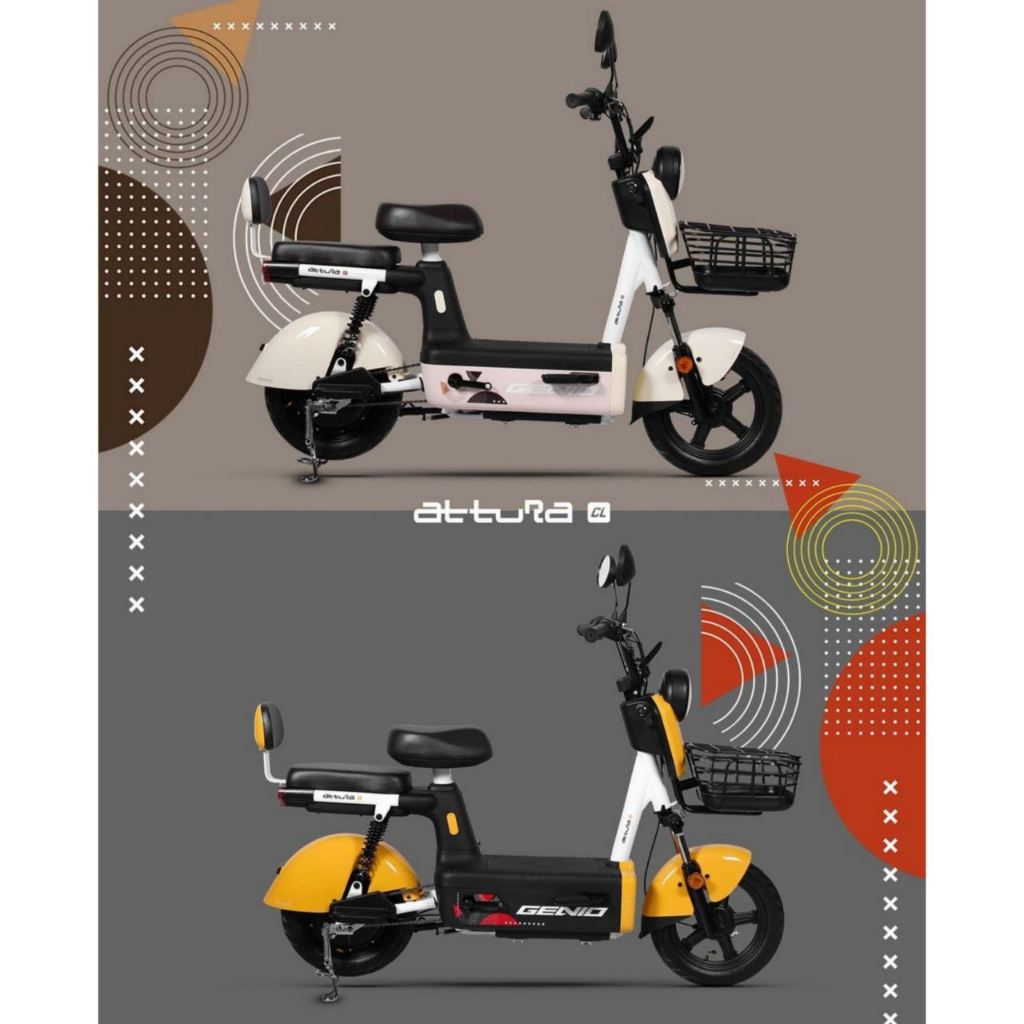 Sepeda Motor Listrik GENIO ATTURA CL Electric Bike By United  350 Watt