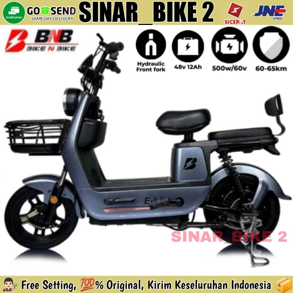 Sepeda Listrik BNB N Bike E-Lite 500 Watt Electric Bike