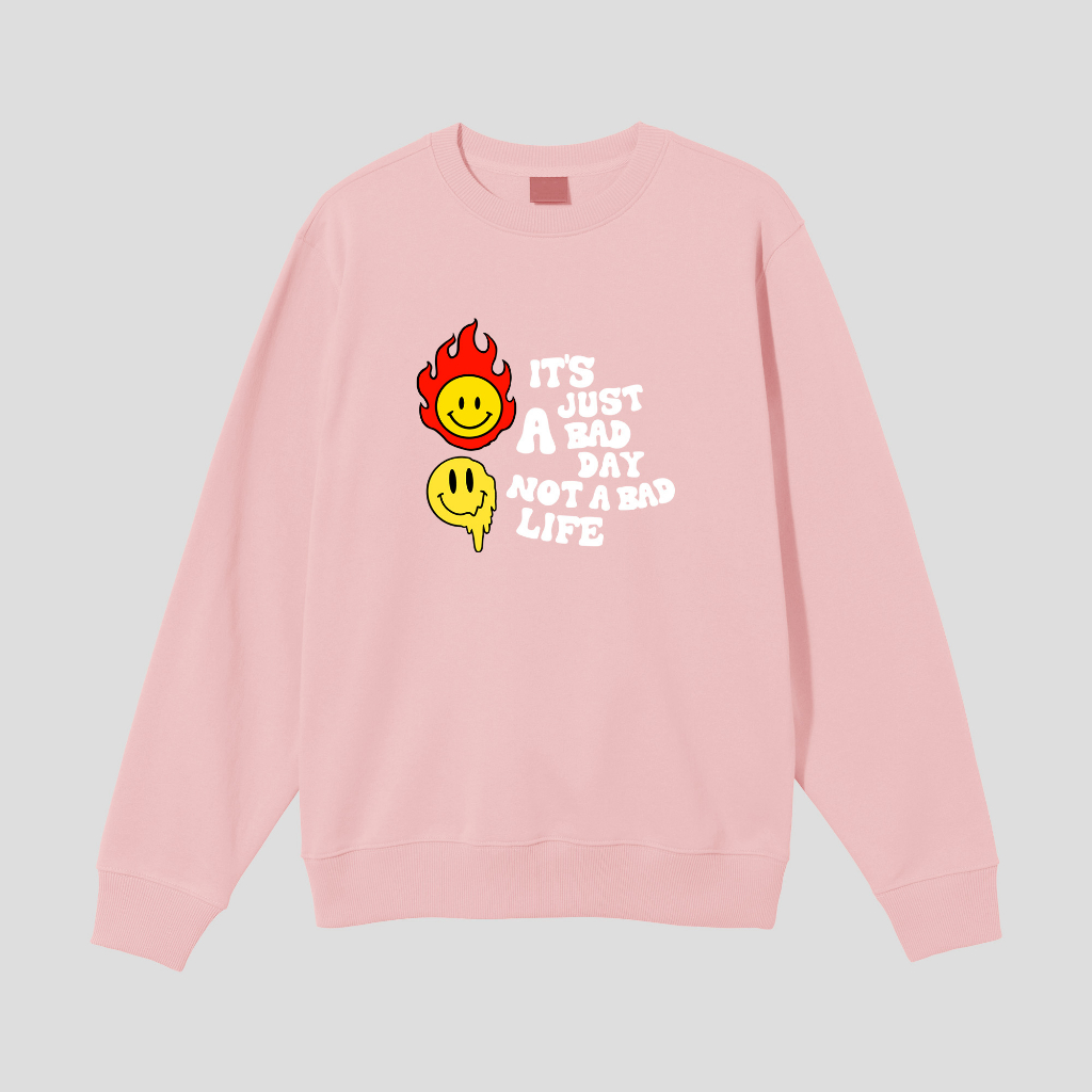 IT'S JUST A BAD DAY SWEATER CREWNECK PRIA WANITA Size M-XXL