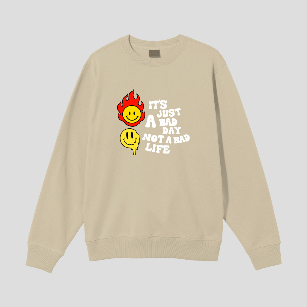 IT'S JUST A BAD DAY SWEATER CREWNECK PRIA WANITA Size M-XXL