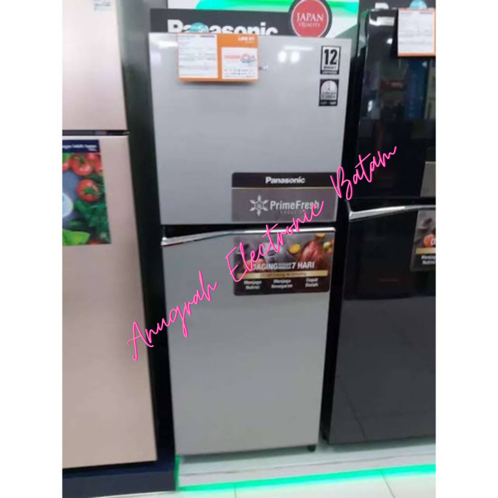 Kulkas 2 Pintu Inverter Panasonic NR BB231Q S 230 liter NR-BB231QS BATAM