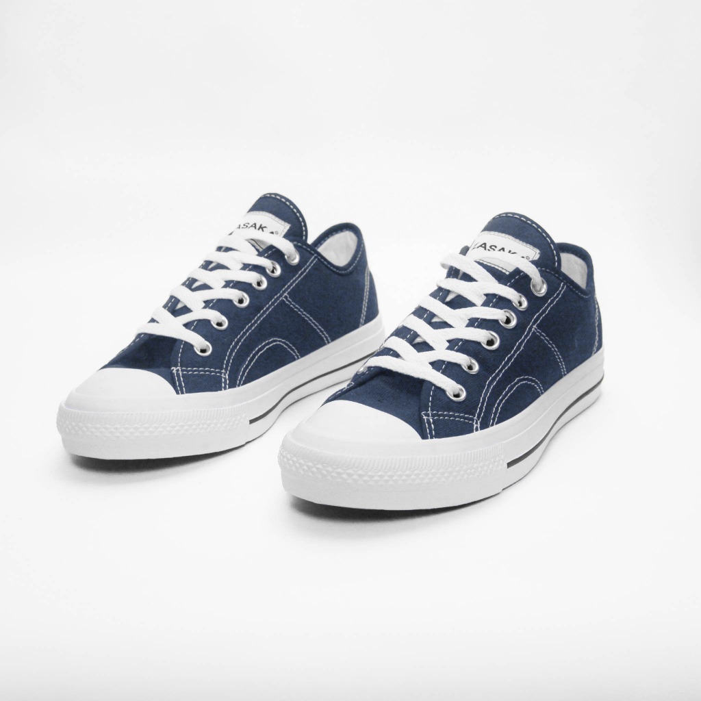 Zasaka - Sepatu Rungkad Navy Sneakers Casual Pria Wanita