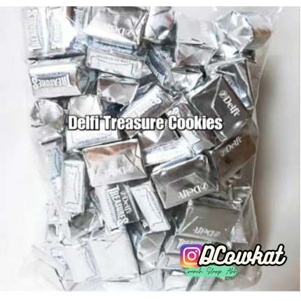 

DCOWKAT Delfi Treasures Almond , Cookies isi 96 buah , 48 Buah