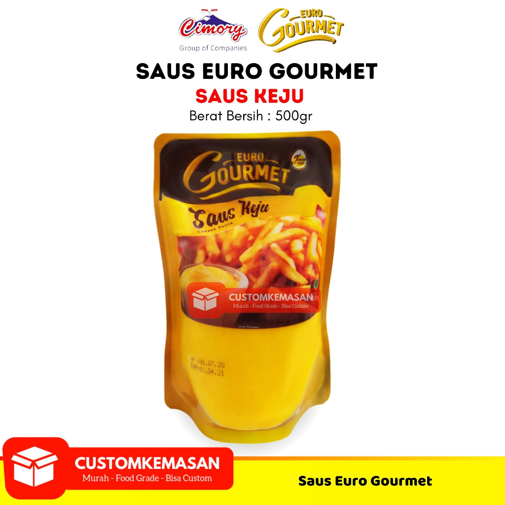 

Euro Gourmet Saus Keju / Saus Keju / Saus Keju Euro Gourmet 500gr / Selai Keju / Toping Keju