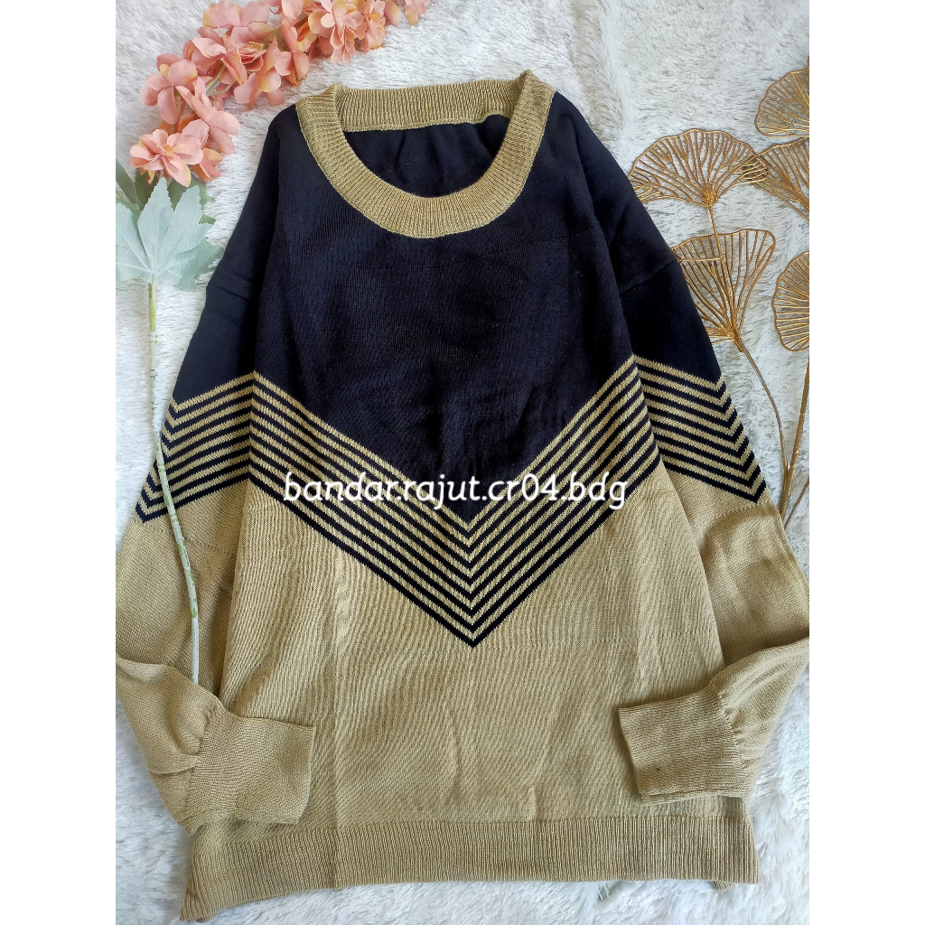 SWEATER  RAJUT KALONG ZAKAR BRANDED 7 GATE