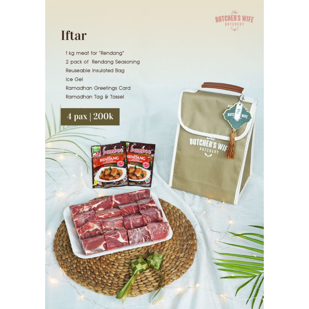 

PAKET DAGING RENDANG + BAMBOE BUMBU RENDANG