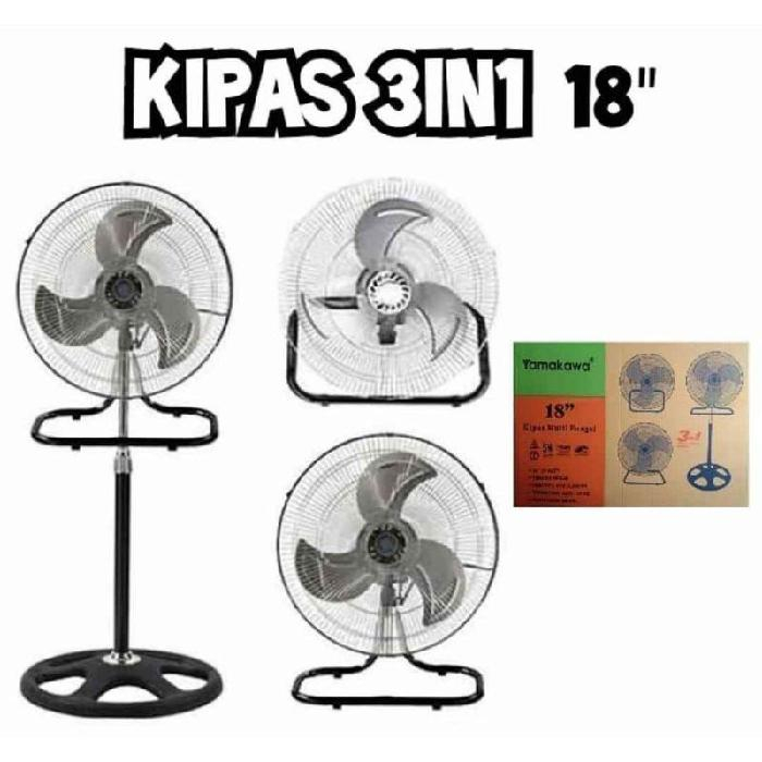 Kipas Angin Besi 18 inchi (3 IN 1) Advance, TD dan New Viva