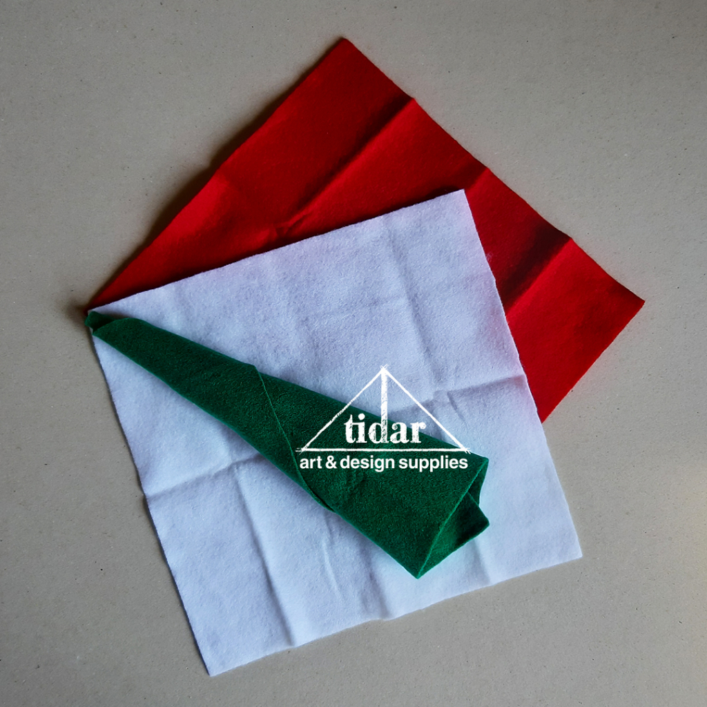 

[MR] Kain Flanel Ukuran 20 x 23 CM - Felt Polos Warna Warni