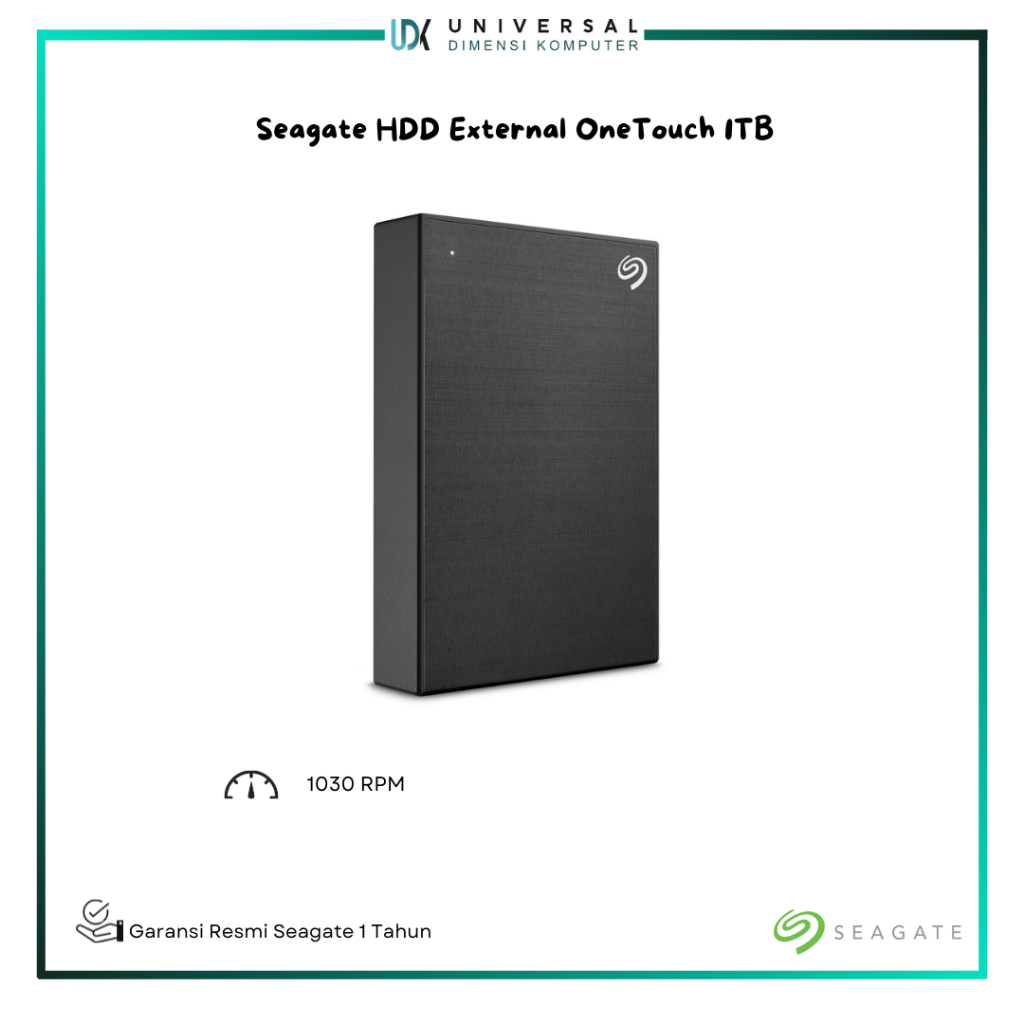 SEAGATE HDD EXTERNAL ONETOUCH 1TB