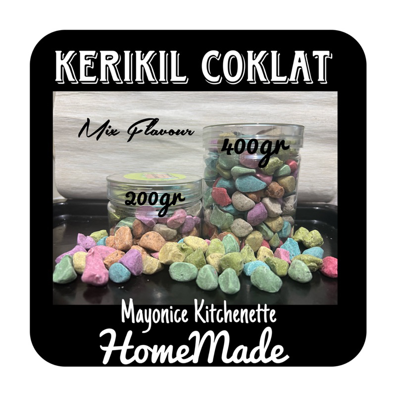 

Kerikil coklat mix flavour 200gr / 400gr (HOMEMADE)