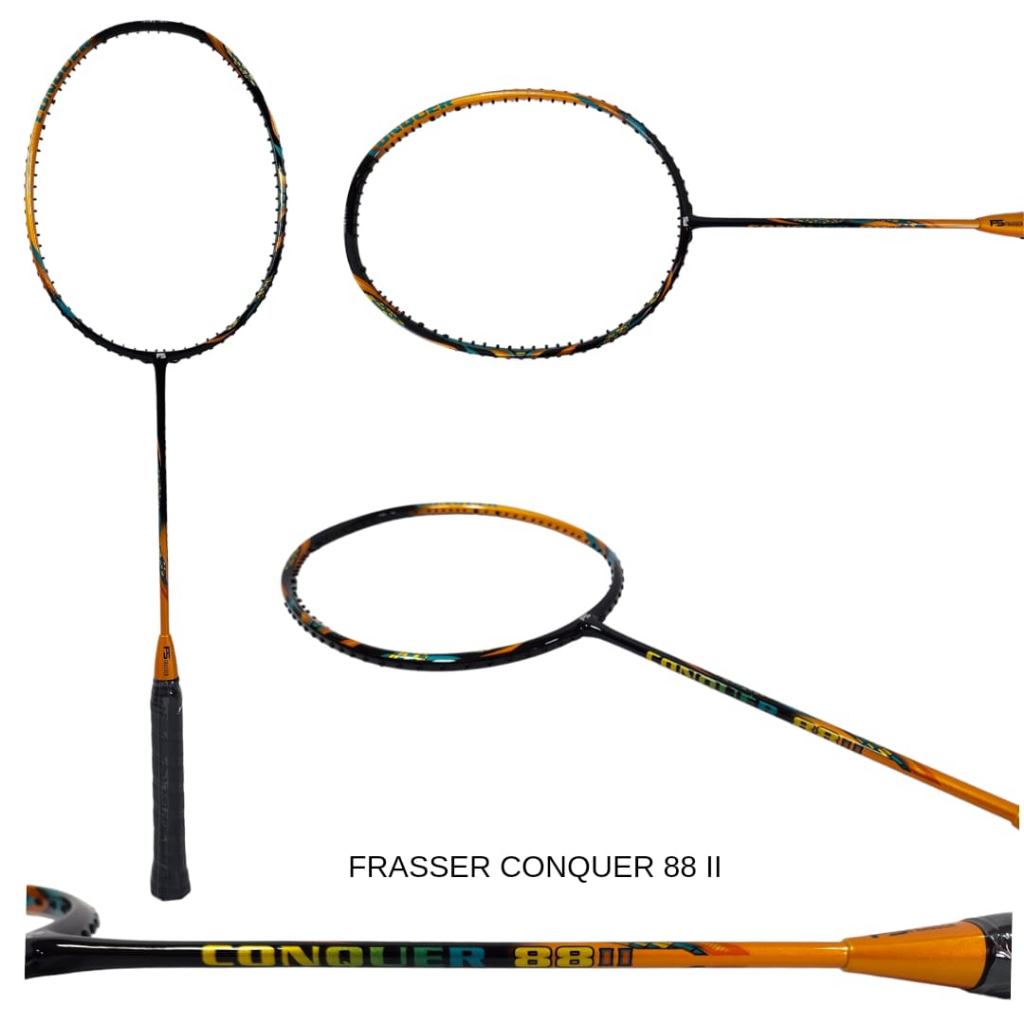 Frasser Raket Bulutangkis Raket Badminton Conquer 88 II Zmg