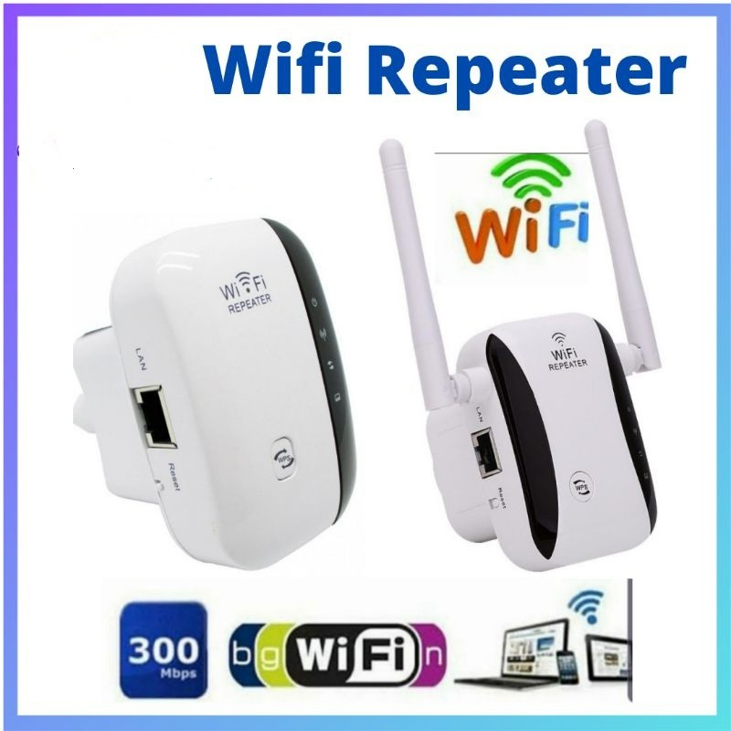 Penguat Sinyal Wifi Repeater 300Mbps Wireless Murah