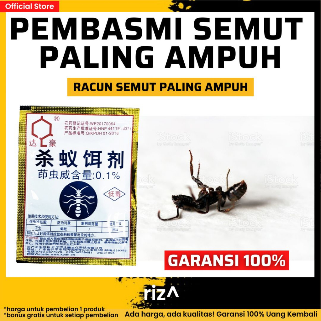 Racun Semut Bubuk Pembasmi Pemusnah Pembunuh Pengusir Jebakan Perangkap Umpan Tabur Obat Anti Rayap 