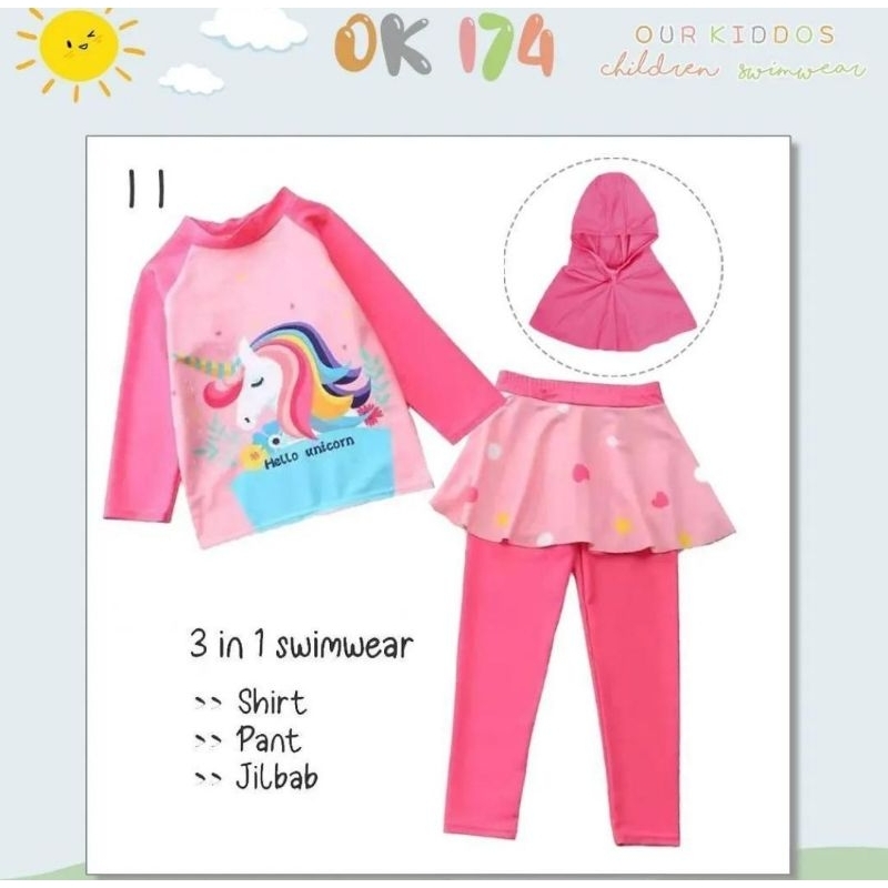 Swimwear OK174 | baju renang anak