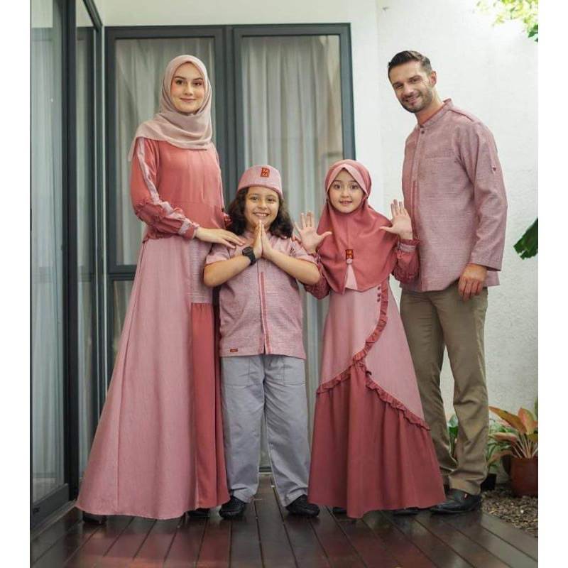 Gamis Sarimbit Keke Lyra Series Amber Terbaru 2023