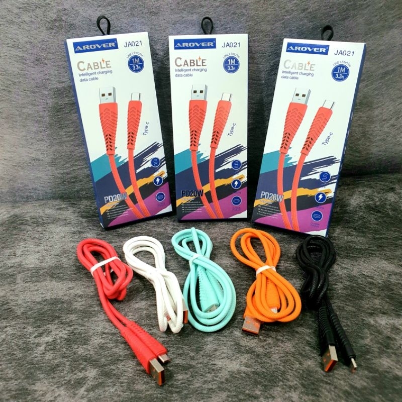 【AROVER】[GROSIR/COD] Kabel Data 5A Premium RV04 Original Fast Charging / Micro Usb / Type C / Lightning - GARANSI