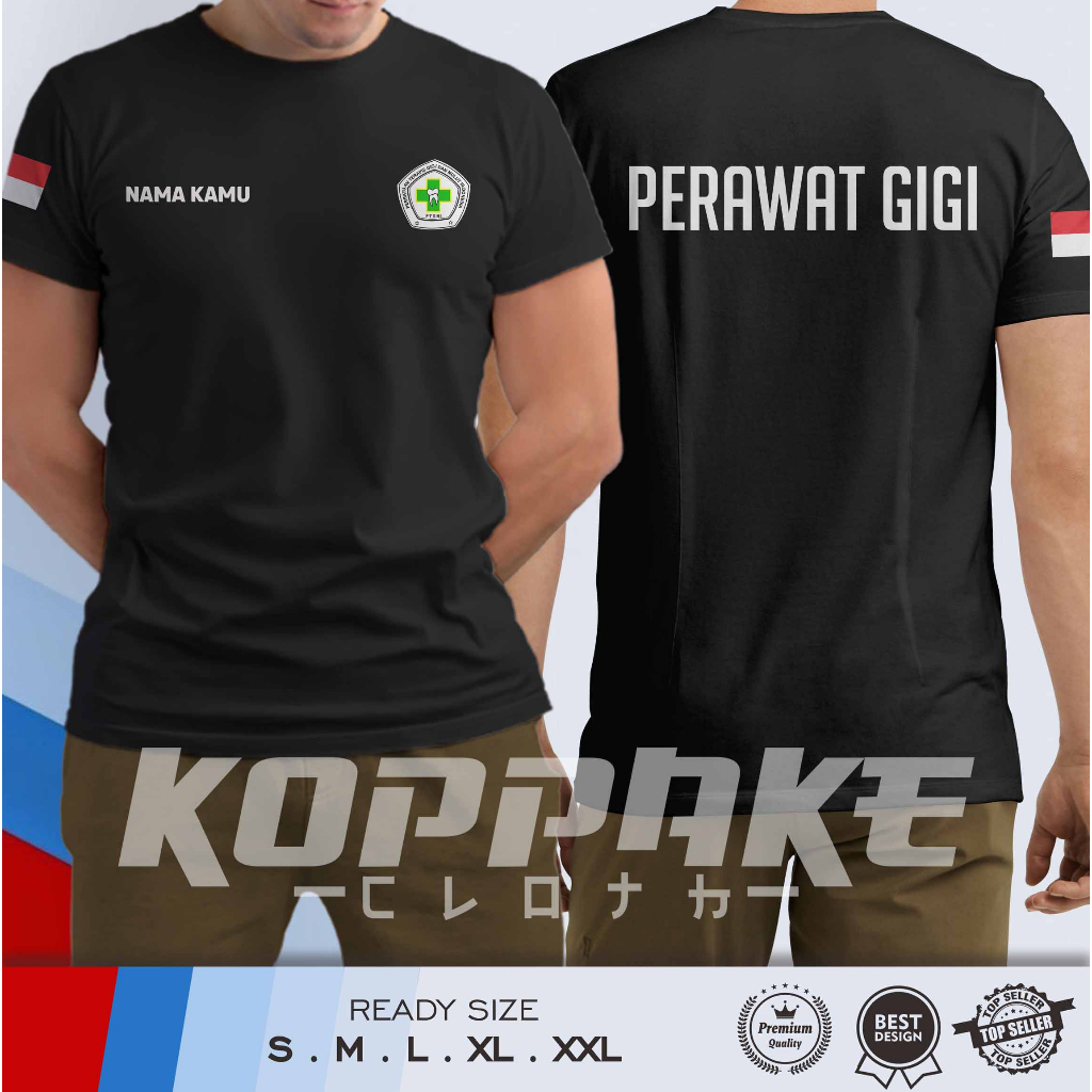 Kaos PTGMI Perawat Gigi Gratis Nama Baju Distro