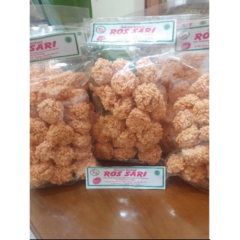 Ranginang Asin Terasi Bulat 500Gr Oleh Oleh Bandung