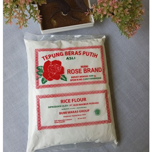 

Termurah!!! Tepung Ketan / Tepung Beras Putih Cap Murni Rose Brand 500gr Good Quality