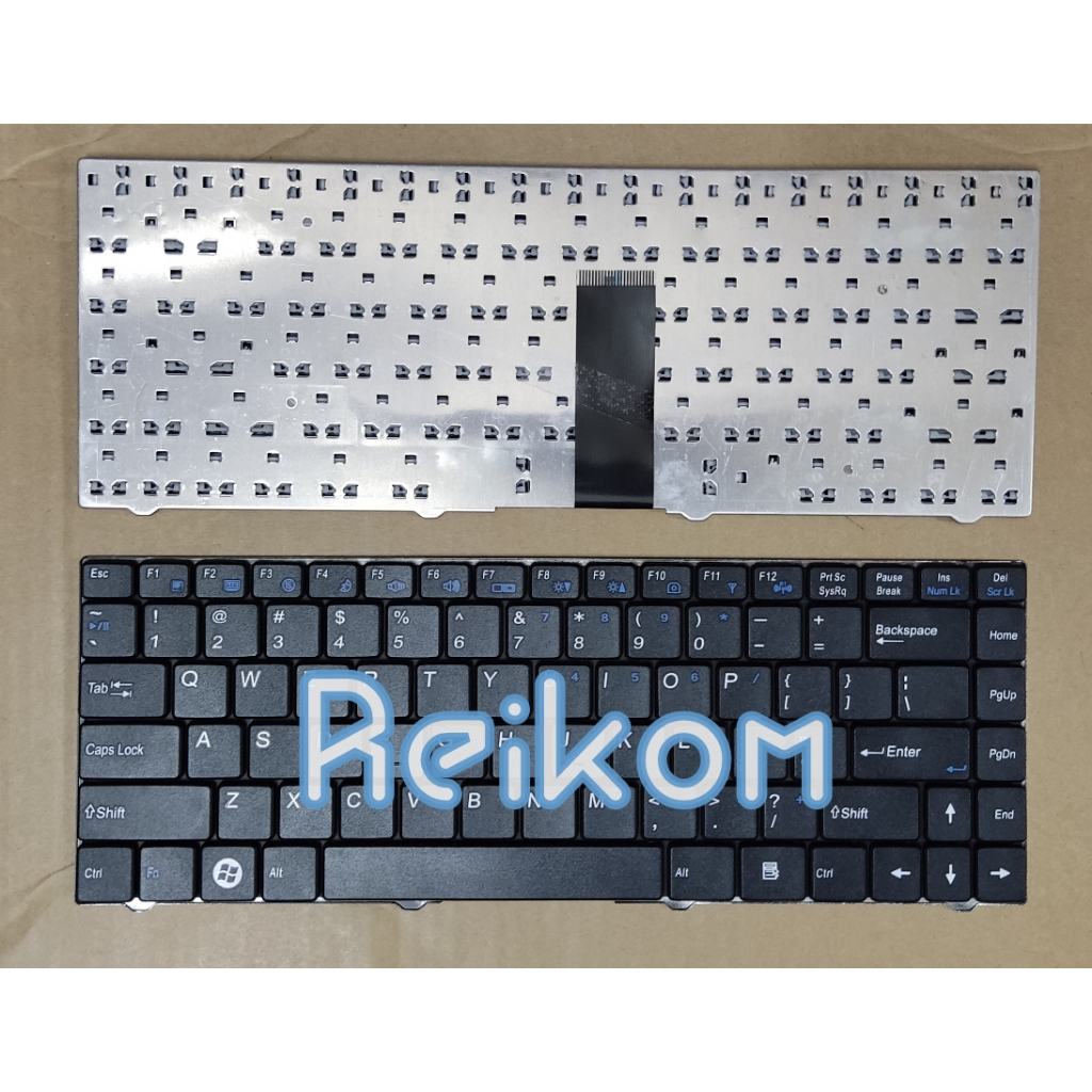 Keyboard notebook Axioo Neon CNW 3412 CNW 3422 CNW 3522 CNW 3523 CNW 4120 CNW 5520 CNW 5523  Hitam