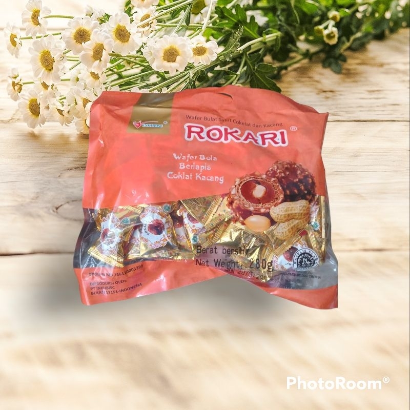 

rokari coklat kacang isi 40