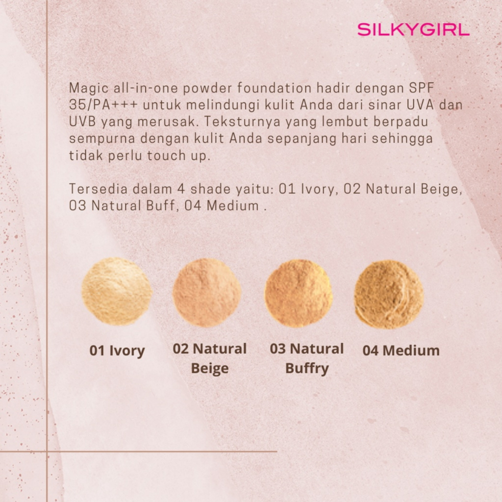 SILKYGIRL Magic All-In-One Powder Foundation