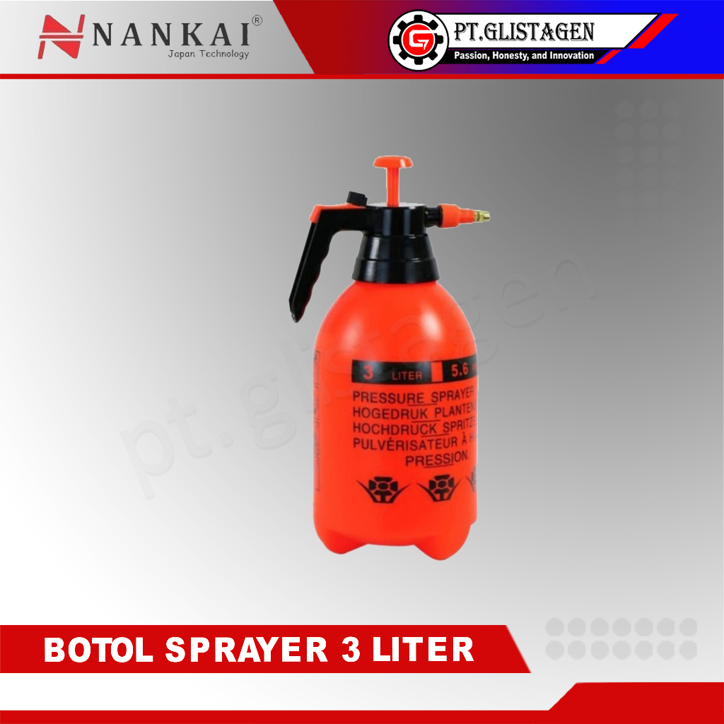 PROMO !! Botol Spray 3 Liter / Pompa Kocok 3 Liter / Pressure Spray Pompa Desinfektan 3 Liter