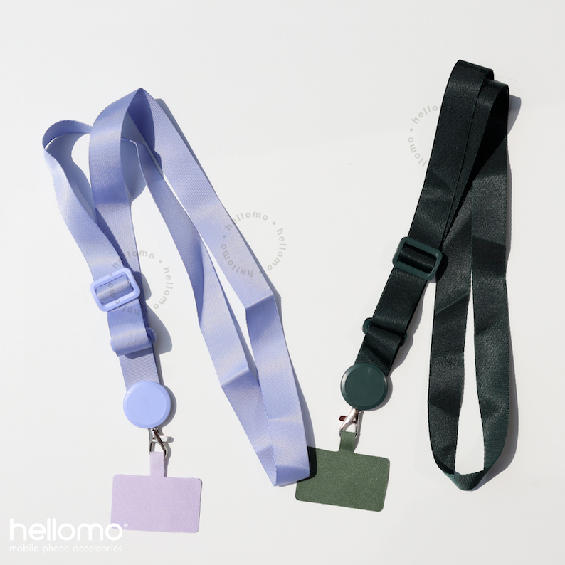 Universal Tali Gantungan HP Lebar Tali Lanyard Strap Hp Tali Sling Hp Tebal Versi Terbaru Lanyard dan Patch Gantungan Hp Tali Lanyard Leher